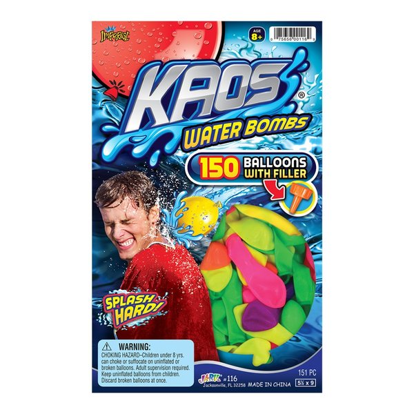 Kaos Kasos Water Balloons with Filler Rubber Latex 151 pc 116